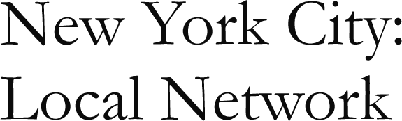 New York City: Local Network